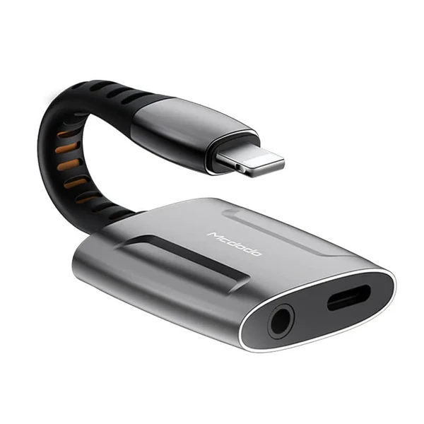 Адаптер Mcdodo Lightning to Lightning | AUX 3.5mm Audio + Charge