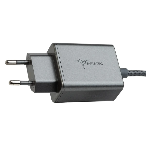 Швидка GaN зарядка AyraTec Infinity Charger 65W 3xUSB-C + 2 x Lightning + Micro-USB у Тернополі