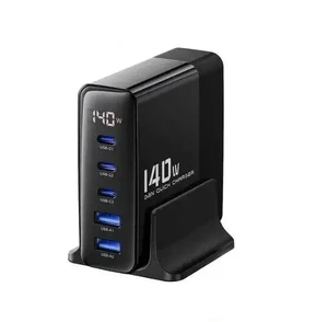 Сетевая быстрая GaN-зарядка с подставкой iLoungeMax Toocki 140W Charger  - Фото 1