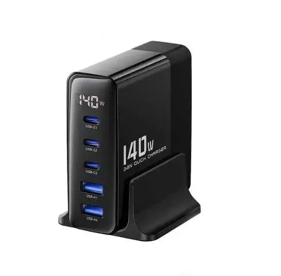 Мережева швидка GaN-зарядка з підставкою iLoungeMax Toocki 140W Charger