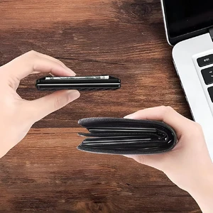 Металлический кошелек с технологией защиты iLoungeMax Anit Rfid Card Holder - Фото 5