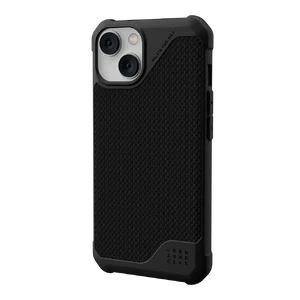 Противоударный чехол UAG Metropolis LT for MagSafe Series Kevlar Black для iPhone 14 | 13 - Фото 2