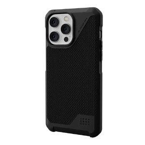 Противоударный чехол UAG Metropolis LT for MagSafe Series Kevlar Black для iPhone 14 Pro Max - Фото 2