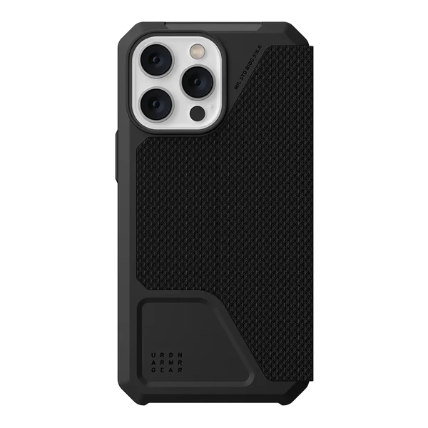Чехол-книжка UAG Metropolis Series Kevlar Black для iPhone 14 Pro в Ужгороде