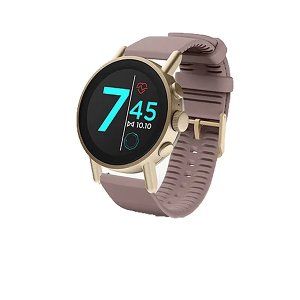 Смарт-годинник Misfit Vapor X 42mm Champagne з рожевим силіконовим ремінцем