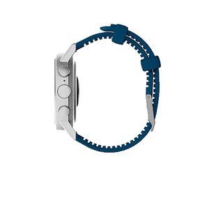 Смарт-годинник Misfit Vapor X 42mm Stainless Steel з синім силіконовим ремінцем - Фото 2