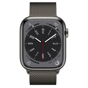 Смарт-годинник Apple Watch Series 8 GPS+Cellural, 41mm Graphite Stainless Steel Case with Graphite Milanese Loop (MNJ83) - Фото 2
