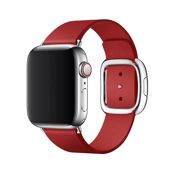 Ремінець iLoungeMax Modern Buckle Red для Apple Watch Ultra 49mm | 45mm | 44mm | 42mm  OEM
