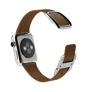 Ремешок iLoungeMax Modern Buckle Brown для Apple Watch Ultra 49mm | 45mm | 44mm | 42mm  OEM - Фото 2