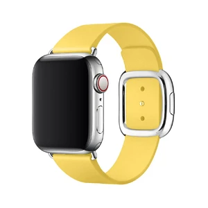 Ремінець iLoungeMax Modern Buckle Yellow для Apple Watch Ultra 49mm | 45mm | 44mm | 42mm  OEM  - Фото 1