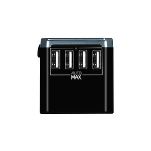 Зарядное устройство Momax 1-World AC Travel Adapter USB Type-C + 4 USB Black - Фото 2