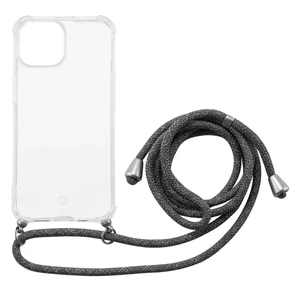 Силиконовый чехол с ремешком Momax CrossBody Transparent для iPhone 13 Pro Max