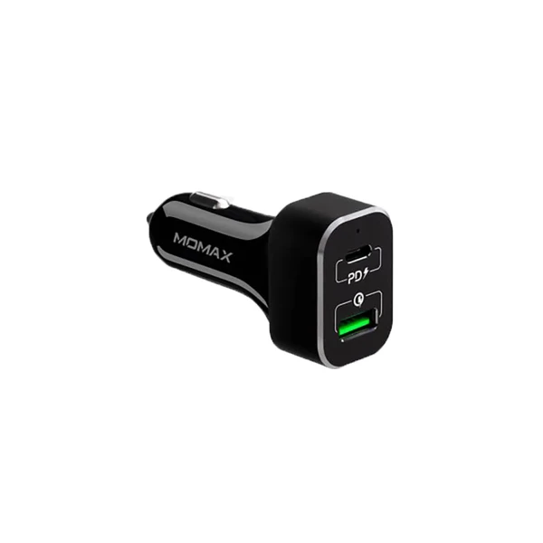 Автомобильное зарядное устройство Momax Dual-port Fast Car Charger 63W