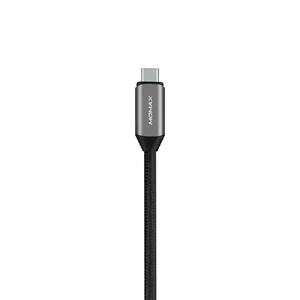 Нейлоновый кабель Momax Elite Link Black USB Type-C 1m - Фото 3