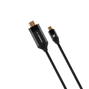 Нейлоновий кабель Momax Elite Link Black USB Type-C to HDMI 2m - Фото 4