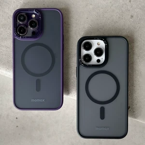 Захисний чохол Momax Hybrid Magnetic Protective Case MagSafe Purple для iPhone 14 Pro Max - Фото 4
