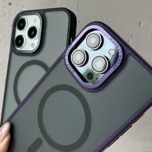 Захисний чохол Momax Hybrid Magnetic Protective Case MagSafe Purple для iPhone 14 Pro Max - Фото 5