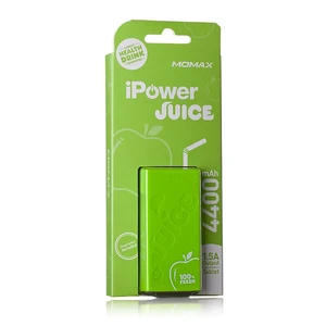 Салатовый повербанк MOMAX iPower Juice 4400mAh для iPhone | iPad | iPod | Mobile - Фото 2