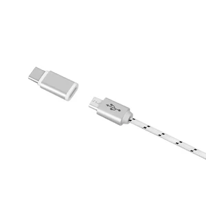 Перехідник Momax Micro USB to USB Type-C Adapter Silver - Фото 4