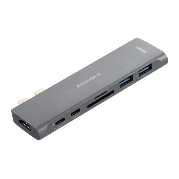 Хаб (адаптер) Momax One Link 7-in-1 Dual USB-C Hub для MacBook у Житомирі