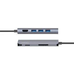 Алюминиевый концентратор Momax One Link 8-in-1 Type-C Hub - Фото 2