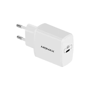 Швидкий зарядний пристрій (мережевий адаптер) Momax ONE Plug Type-C PD 18W