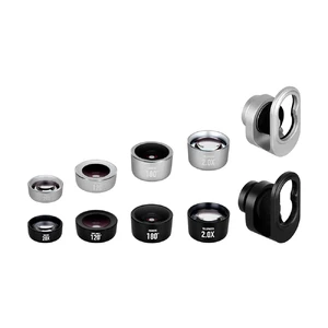 Универсальный объектив Momax X-Lens Pro Set 4 in 1 Premium Lens Kit Silver - Фото 2