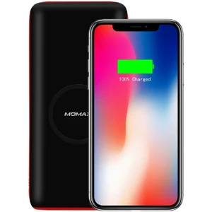 Повербанк з бездротовою зарядкою Momax Q.Power 2X Black 20000mAh