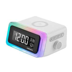 Настольные часы с беспроводной зарядкой Momax Q.Clock 2 Digital QC2EUW - Фото 1