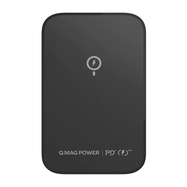 Повербанк с беспроводной зарядкой Momax Q.MAG Power 5000mAh для iPhone 15 | 14 | 13 | 12