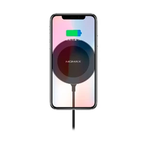 Магнитный автодержатель с беспроводной зарядкой Momax Q.Mount CM10 + автозарядка Momax UC7A - Фото 7