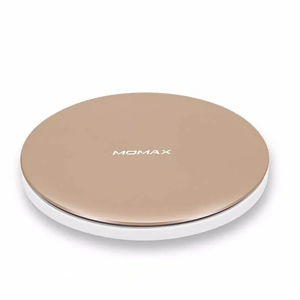 Быстрая беспроводная зарядка Momax Q.Pad Max Gold 15W