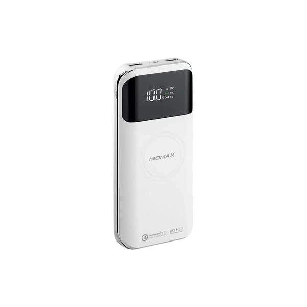 Повербанк з бездротовою зарядкою Momax Q.Power Air2 + White (20000mAh)