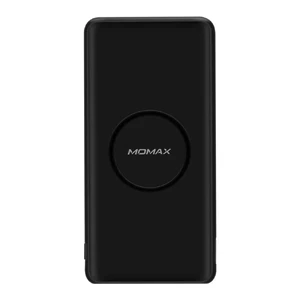 Повербанк с беспроводной зарядкой Momax Q.Power Slim 5000mAh Black - Фото 2
