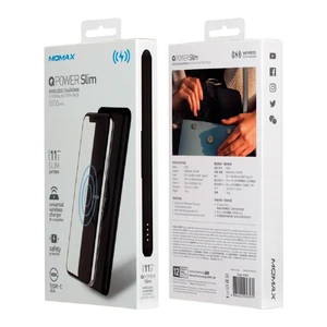 Повербанк с беспроводной зарядкой Momax Q.Power Slim 5000mAh Black - Фото 8