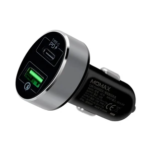 Быстрая автомобильная зарядка Momax UC10 Type-C PD Fast Car Charger 38W для iPhone | iPad UC10 - Фото 1