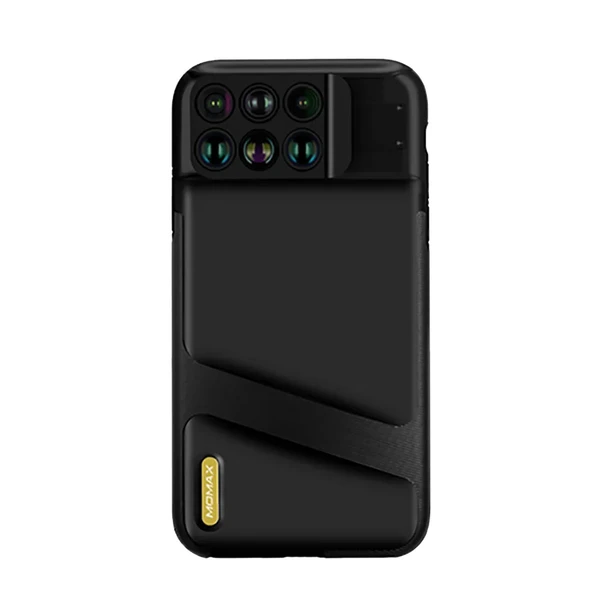 Чохол з об'єктивами Momax X-Lens 6-in-1 Black для iPhone XS в Ужгороді
