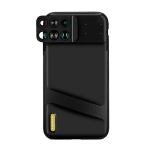 Чохол з об'єктивами Momax X-Lens 6-in-1 Black для iPhone XS Max - Фото 2