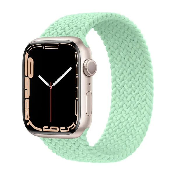 Плетеный монобраслет iLoungeMax Braided Solo Loop Pistachio для Apple Watch 41mm | 40mm | 38mm Size S OEM в Тернополе