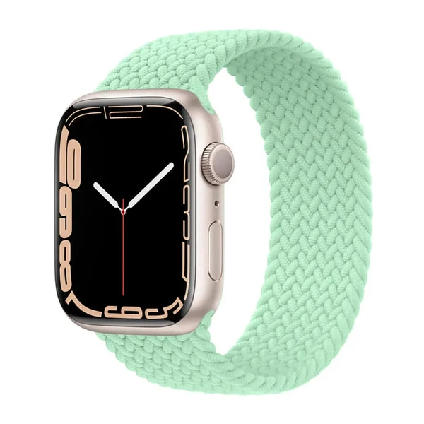 Плетеный монобраслет iLoungeMax Braided Solo Loop Pistachio для Apple Watch Ultra 49mm | 45mm | 44mm | 42mm Size M OEM