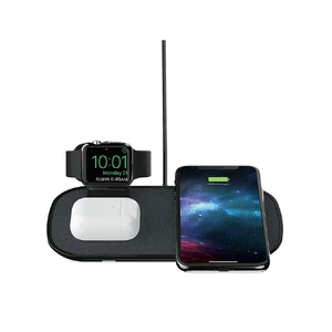 Бездротова зарядка Mophie 3-in-1 Wireless Charging Pad Black