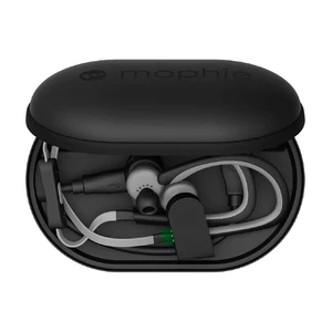 Универсальный зарядный кейс Mophie Power Capsule Black для наушников  - Фото 1