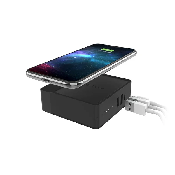 Зарядний пристрій з бездротовою зарядкою Mophie Powerstation Hub 6100mAh + EU адаптер в Запоріжжі