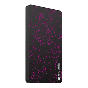 Компактний бюджетний міні повербанк Mophie Powerstation Mini Magenta для iPhone 3000mAh, з індикатором заряду