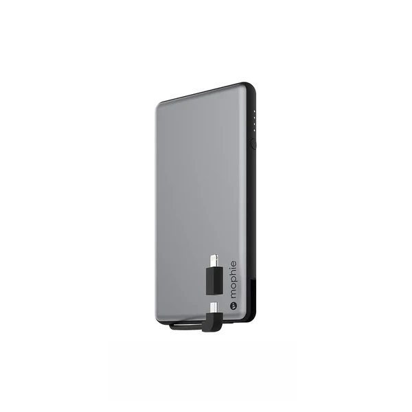 Повербанк Mophie Powerstation Plus 6000mAh Lightning | Micro-USB Space Gray