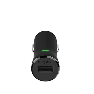 Автозарядка Mophie Single USB Car Charger Black с кабелем Switch-Tip - Фото 3