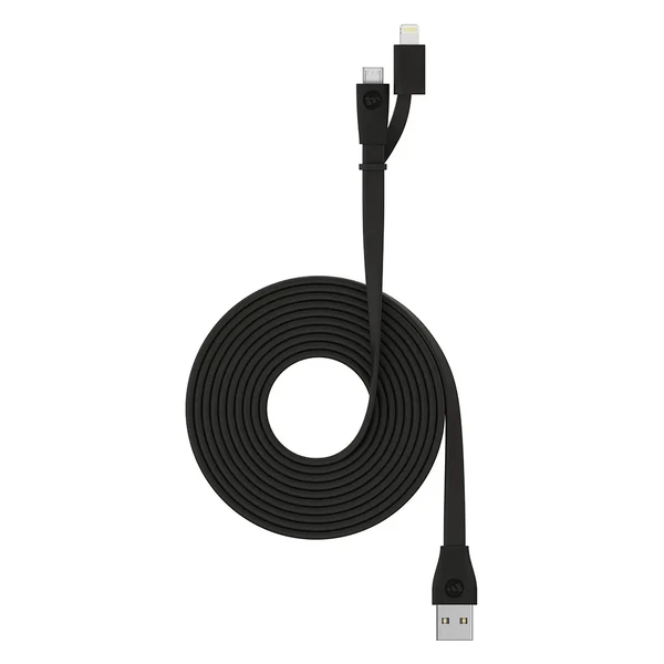 Кабель Mophie Switch-Tip Cable Black USB to Lightning | Micro-USB 1.2m