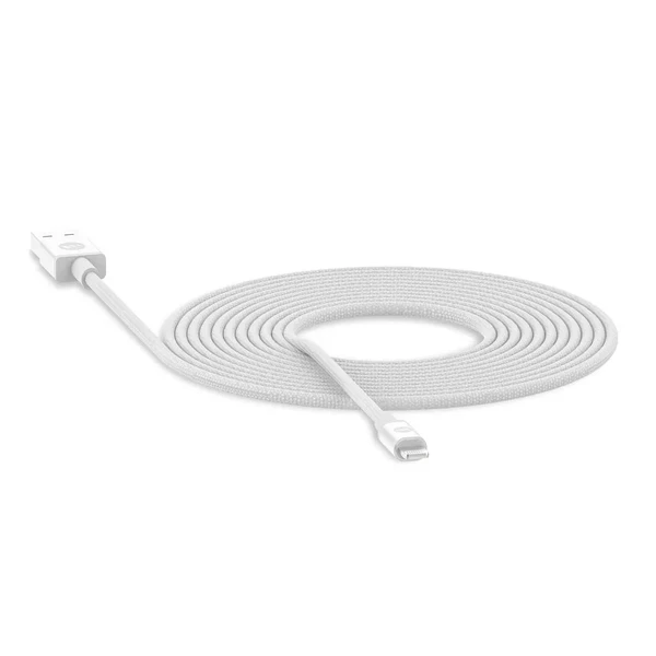 Зарядний кабель для iPhone Mophie USB-A to Lightning White 3m