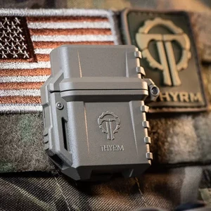 Подарунковий протиударний чохол для запальнички Zippo | Thyrm PyroVault Lighter Armor Black - Фото 8