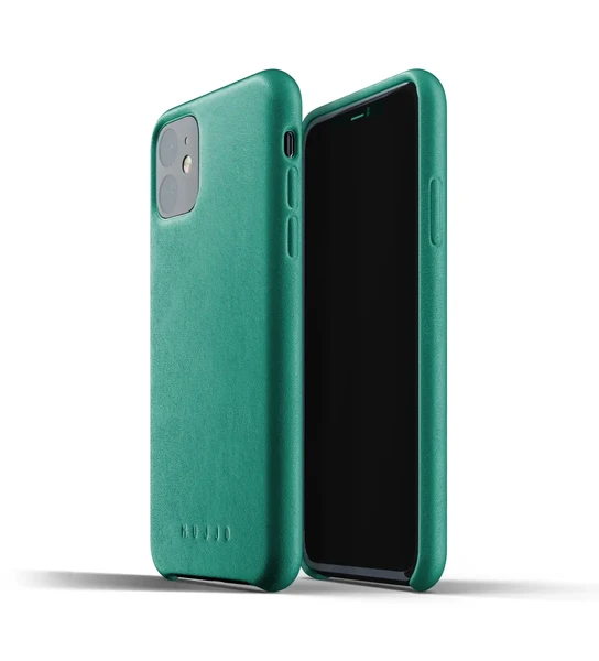 Шкіряний чохол MUJJO Full Leather Case Alpine Green для iPhone 11